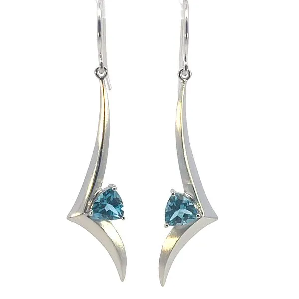 Modern Fashion Earrings- Blue Topaz Bryan Jewelry Prattville, AL