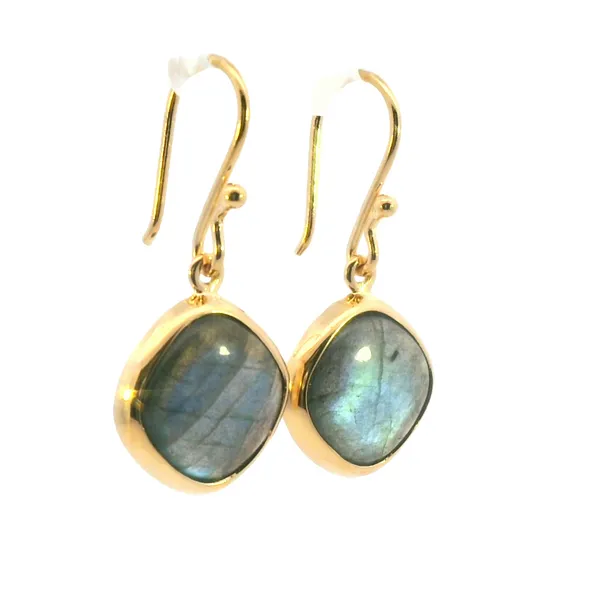 Labradorite Yellow Vermeil Dangle Earrings Bryan Jewelry Prattville, AL