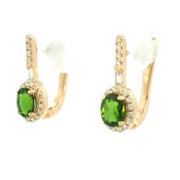 Russalite and diamond earrings Image 2 Bryan Jewelry Prattville, AL