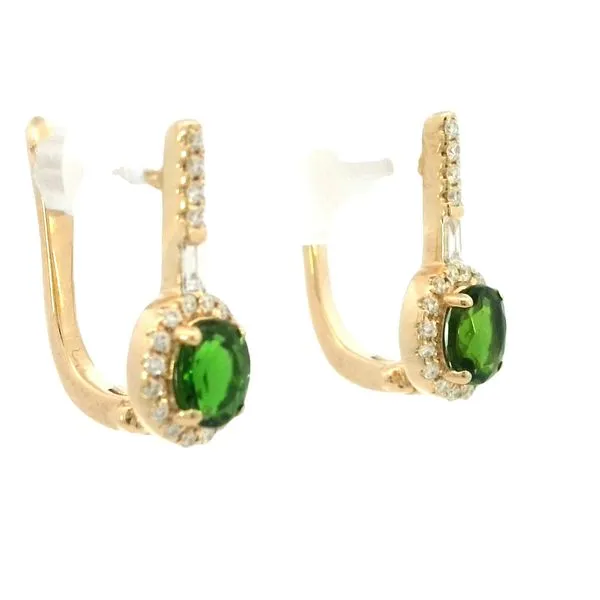 Russalite and diamond earrings Image 3 Bryan Jewelry Prattville, AL