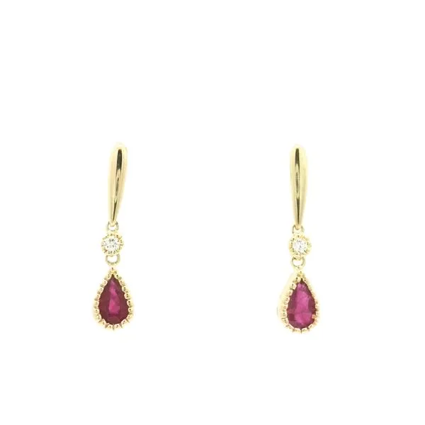 Ruby and Diamond Earrings Bryan Jewelry Prattville, AL
