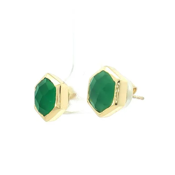ATLAS Collection Green Onyx Earrings Image 2 Bryan Jewelry Prattville, AL