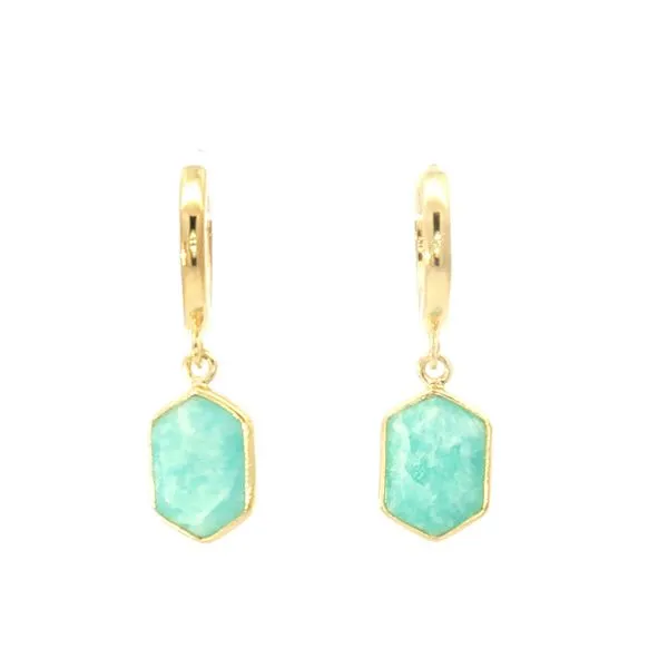 GEO Silver Earrings. 18k Gold Plating Bryan Jewelry Prattville, AL
