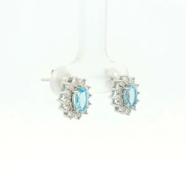 Blue topaz earrings Image 5 Bryan Jewelry Prattville, AL