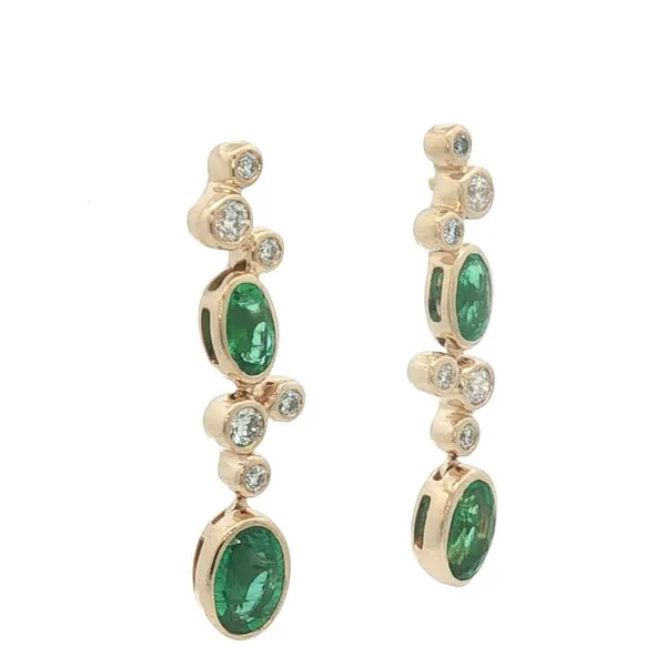 Lush Green Elegance with Brilliant Sparkle Image 2 Bryan Jewelry Prattville, AL
