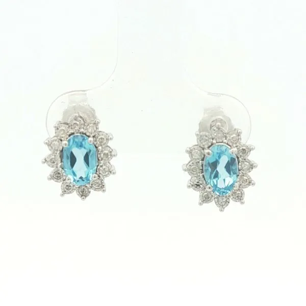 Blue topaz earrings Bryan Jewelry Prattville, AL