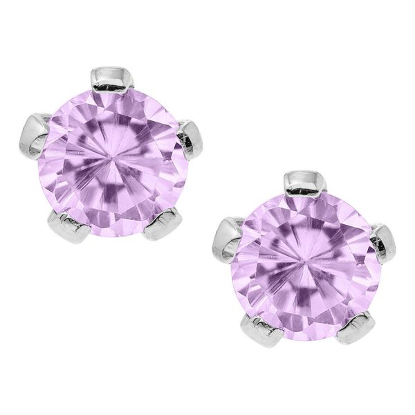 A pair of Kiddie Kraft June Birthstone Earrings Bryan Jewelry Prattville, AL