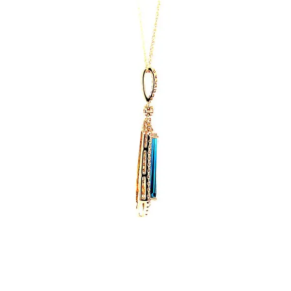 Enchanted London Blue Topaz Pendant Image 3 Bryan Jewelry Prattville, AL