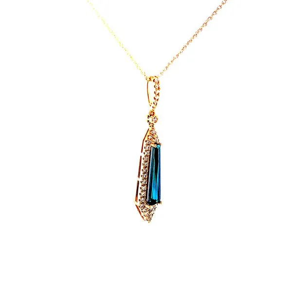 Enchanted London Blue Topaz Pendant Image 4 Bryan Jewelry Prattville, AL