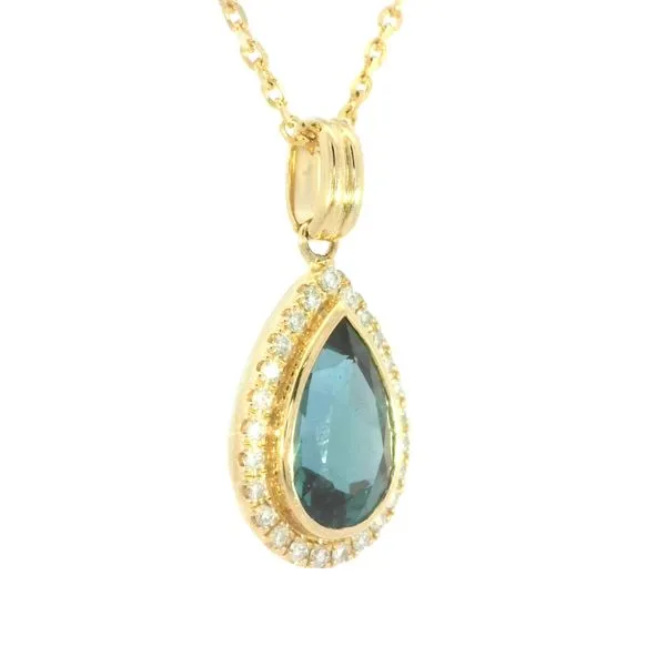 Created Alexandrite & Diamond Pendant in 14ky Image 3 Bryan Jewelry Prattville, AL