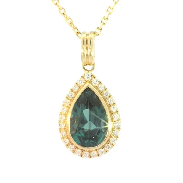 Created Alexandrite & Diamond Pendant in 14ky Bryan Jewelry Prattville, AL