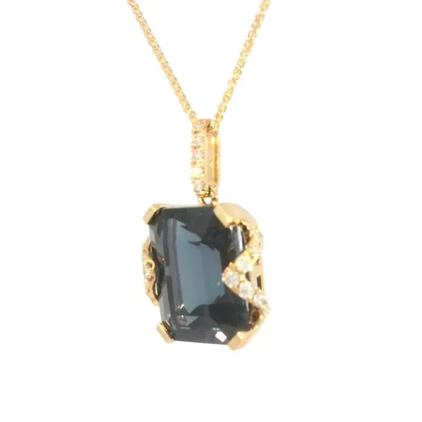 Created Alexandrite & Diamond Pendant in 14ky Image 2 Bryan Jewelry Prattville, AL