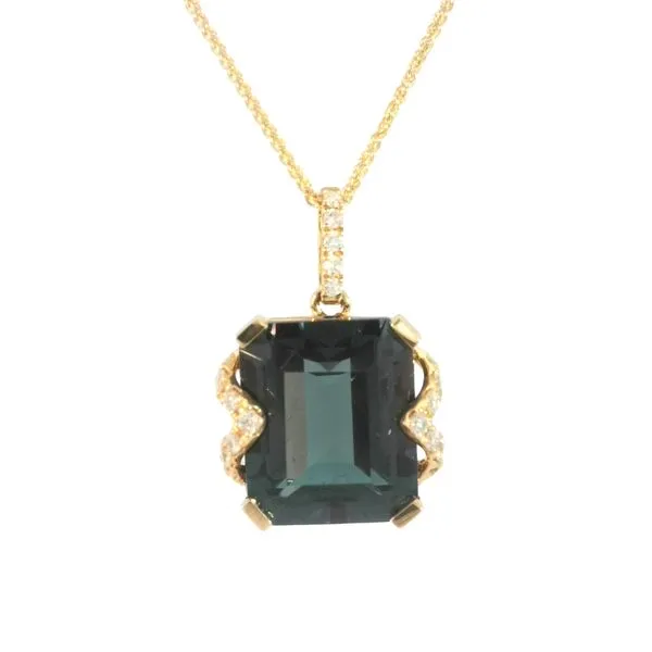 Created Alexandrite & Diamond Pendant in 14ky Bryan Jewelry Prattville, AL