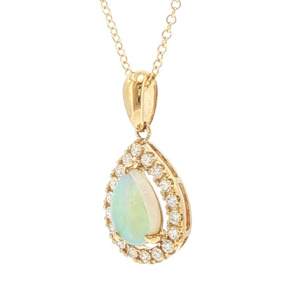 A Soft Glow of Color Surrounded by Sparkling Brilliance. Image 3 Bryan Jewelry Prattville, AL