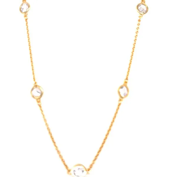 Skosh CZ by the Yard Necklace-Yellow Vermeil Bryan Jewelry Prattville, AL