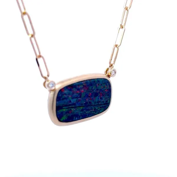 Sensational Boulder Opal Necklace Image 3 Bryan Jewelry Prattville, AL