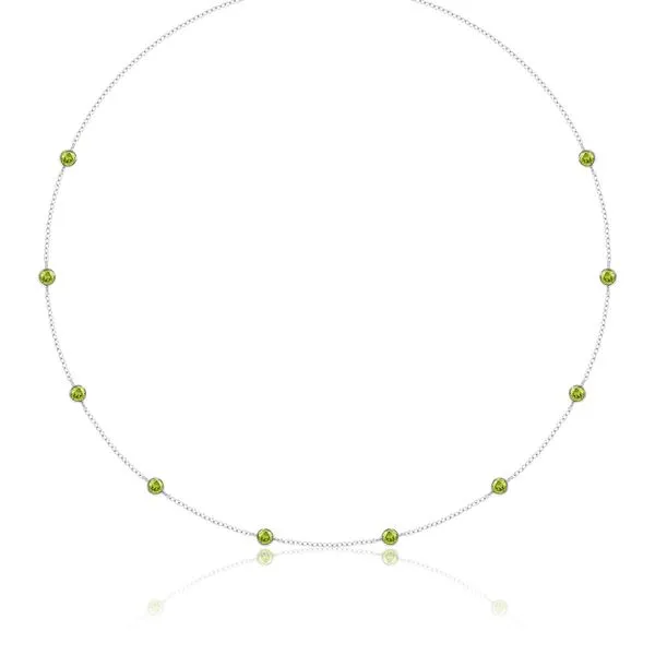 Peridot Bezel Necklace Bryan Jewelry Prattville, AL