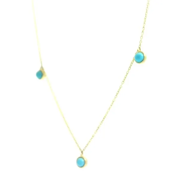 Turquoise Station Necklace Image 2 Bryan Jewelry Prattville, AL