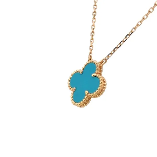 Clover/Alhambra shaped 18k Yellow Gold Necklace Image 2 Bryan Jewelry Prattville, AL