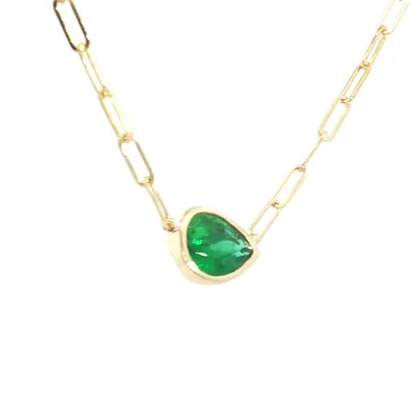 Emerald Necklace in 14ky Image 2 Bryan Jewelry Prattville, AL