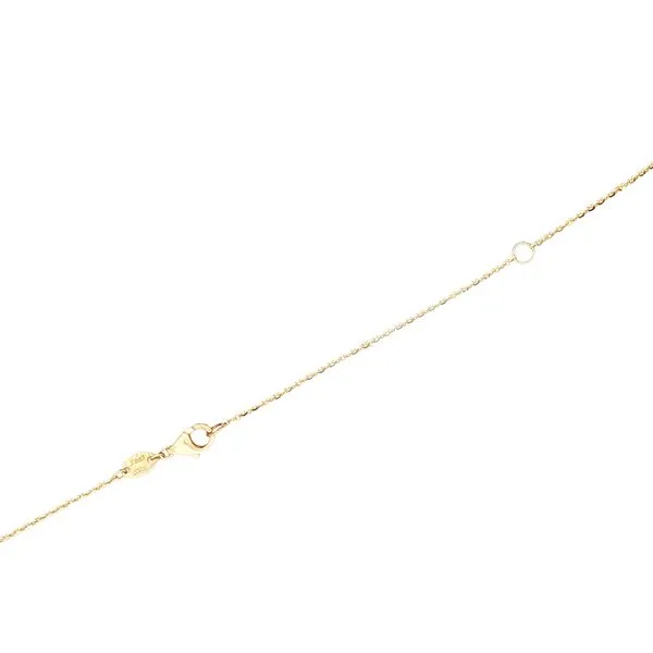 14k Yellow Gold Onyx Station Bar Necklace Image 2 Bryan Jewelry Prattville, AL