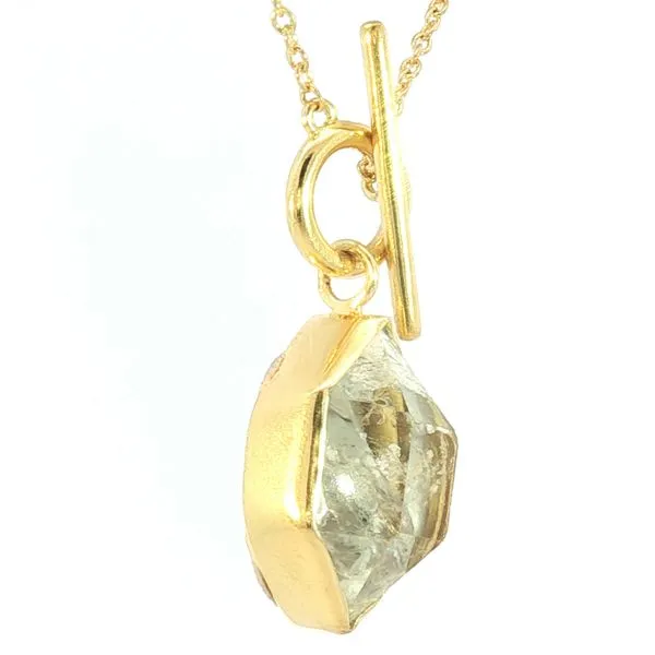 HERKIMER Silver Necklace. 18k Gold Plating Image 3 Bryan Jewelry Prattville, AL