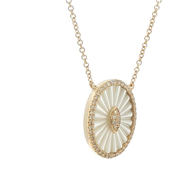 Radiant Elegance with a Luminous Touch of Pearl. Image 2 Bryan Jewelry Prattville, AL