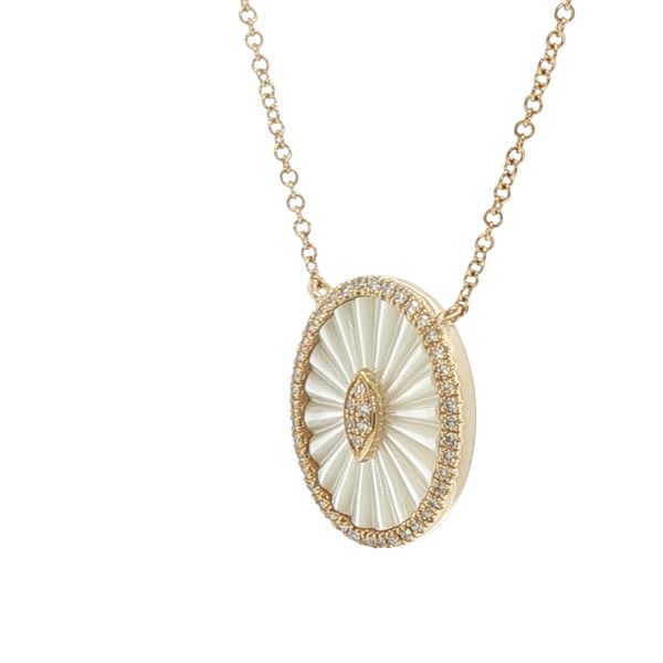 Radiant Elegance with a Luminous Touch of Pearl. Image 3 Bryan Jewelry Prattville, AL