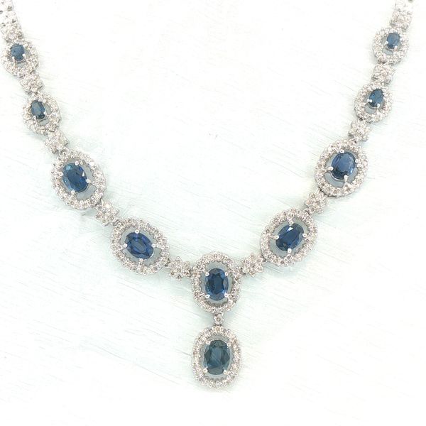 Sapphire Elegance Estate Necklace Bryan Jewelry Prattville, AL