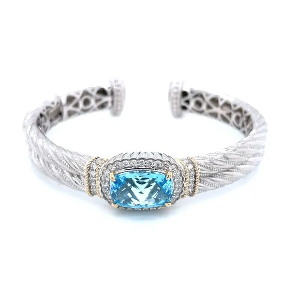Blue Topaz Cuff from Piyaro Image 3 Bryan Jewelry Prattville, AL