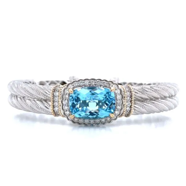 Blue Topaz Cuff from Piyaro Bryan Jewelry Prattville, AL