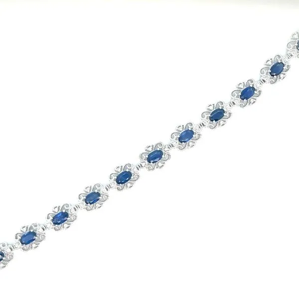 Sapphire & Diamond Filigree Bracelet Bryan Jewelry Prattville, AL