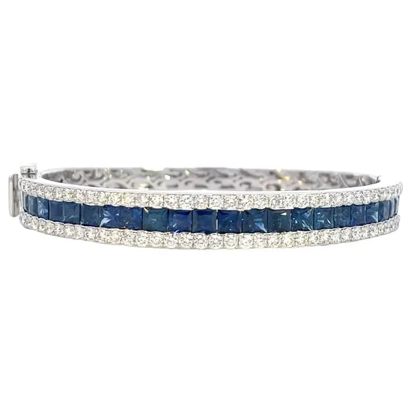 Sapphire & Diamond Bangle Bracelet Bryan Jewelry Prattville, AL