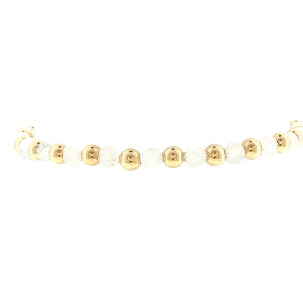 Dee Berkley Moonstone & Gold Filled Stretch Bracelet Image 3 Bryan Jewelry Prattville, AL
