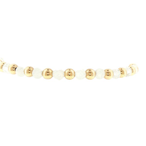 Dee Berkley Moonstone & Gold Filled Stretch Bracelet Image 4 Bryan Jewelry Prattville, AL