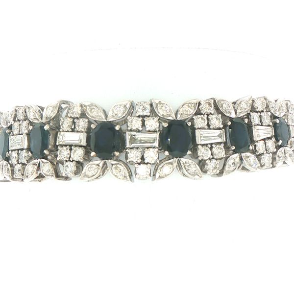 Estate Sapphire & Diamond Bracelet Bryan Jewelry Prattville, AL