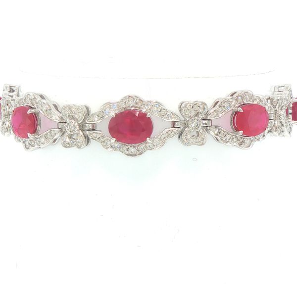 Ruby Romance Art Deco Bracelet Bryan Jewelry Prattville, AL