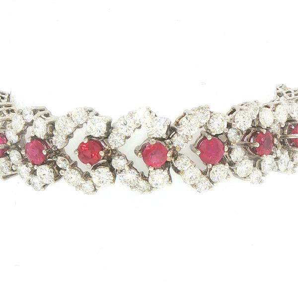 Grand Ruby & Diamond Estate Bracelet Bryan Jewelry Prattville, AL