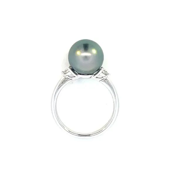 Tahitian Pearl (10.5-11mm) with 1/5ctw -14kw Image 4 Bryan Jewelry Prattville, AL