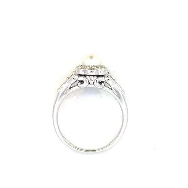 10kw 5mm pearl with 1/5ctw diamonds-3.7g Image 2 Bryan Jewelry Prattville, AL
