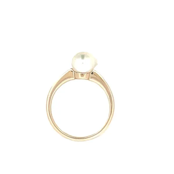 Pearl Solitaire-14ky-7mm Image 2 Bryan Jewelry Prattville, AL