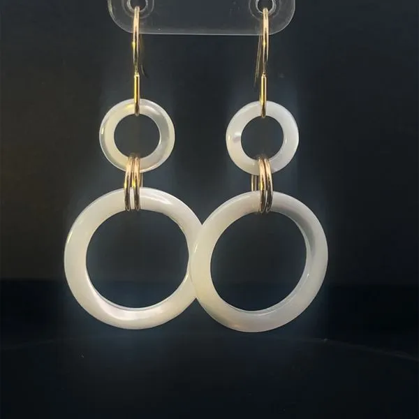 Mother of Pearl Dangles Image 2 Bryan Jewelry Prattville, AL