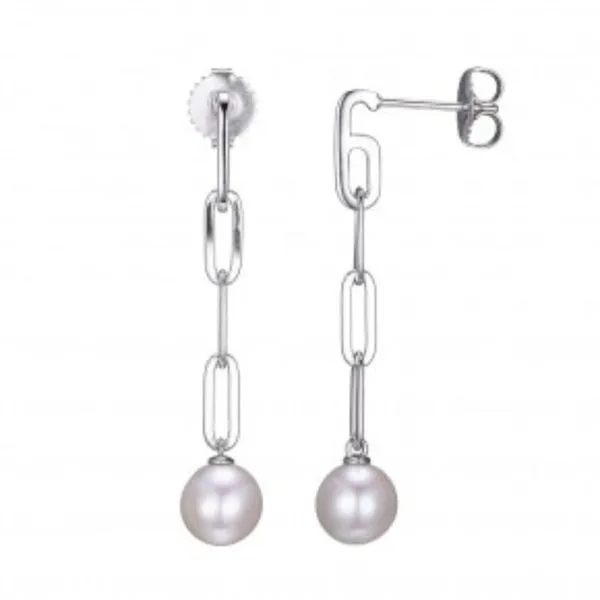 Paperclip Drop with Pearl Bryan Jewelry Prattville, AL
