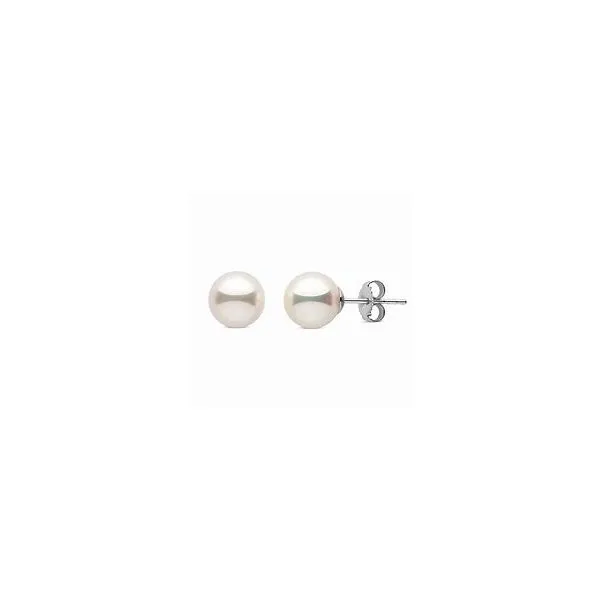 A pair of 11-11.5mm freshwater pearl studs Bryan Jewelry Prattville, AL