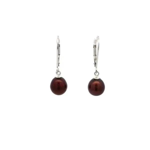 5-6mm Lever Back SS Chocolate color Bryan Jewelry Prattville, AL