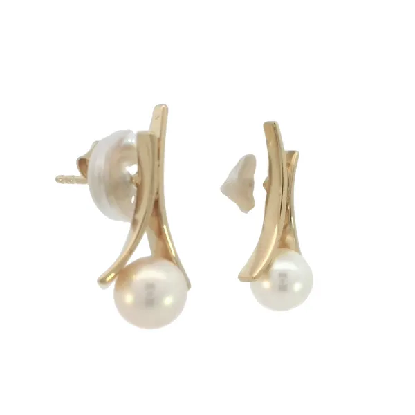 Joryel Vera Modern Pearl Earring-YP Image 4 Bryan Jewelry Prattville, AL