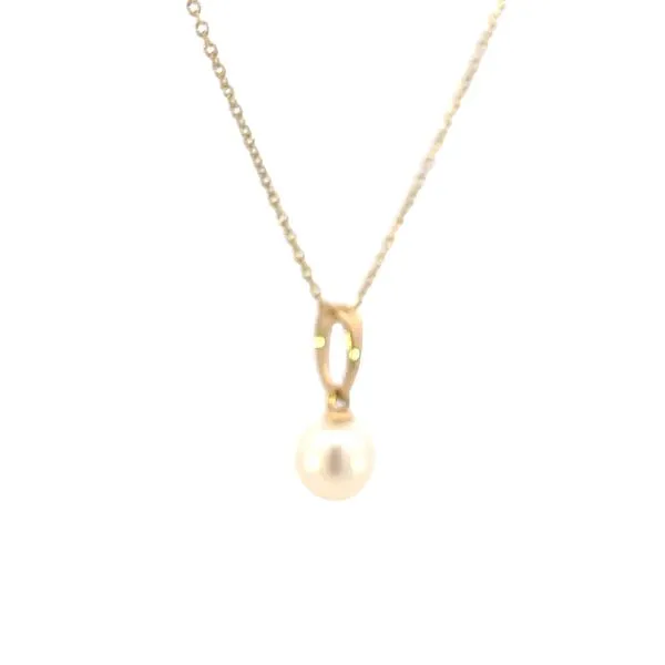 Pearl Solitaire Pendant-14ky-6mm Bryan Jewelry Prattville, AL