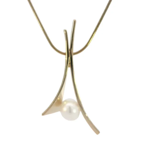 Modern Pearl Pendant-YP Bryan Jewelry Prattville, AL