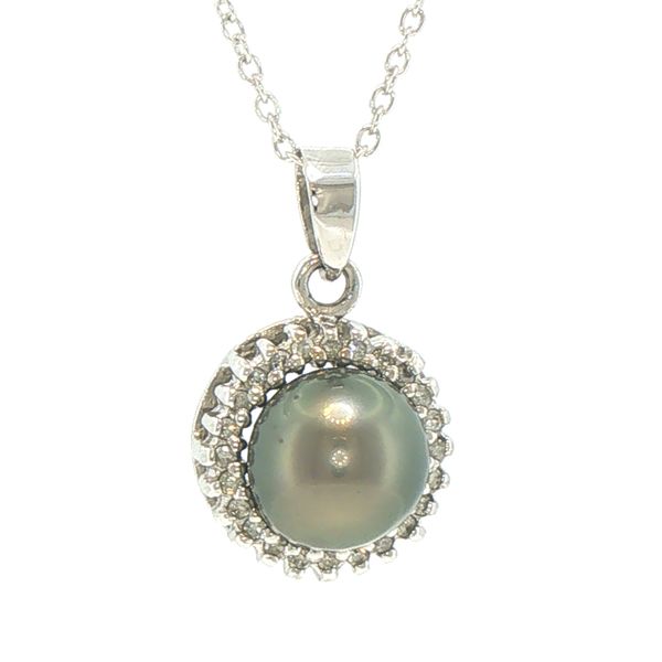Tahitian Pearl & Diamond Estate Pendant Bryan Jewelry Prattville, AL