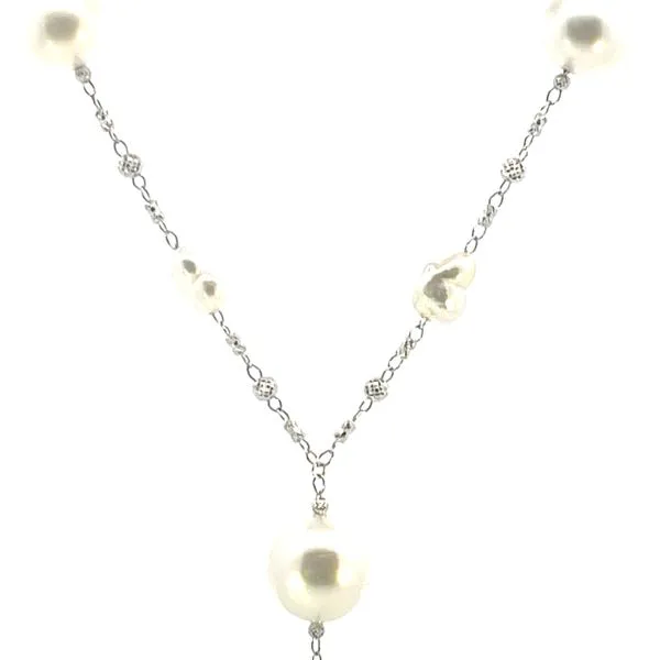 South Seas pearl Y-necklace in 18kw adjustable from 16-18 inches Bryan Jewelry Prattville, AL